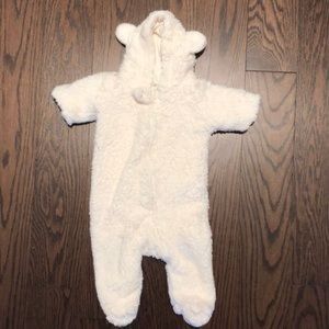 Barefoot Dreams teddy bear bunting- ivory